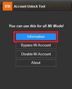 Download Mi account Unlock tool | Reset Remove Mi pasword