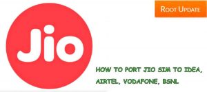 HOW TO PORT JIO SIM TO AIRTEL, IDEA, VODAFONE,BSNL