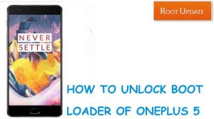 unlock bootloader of oneplus 5