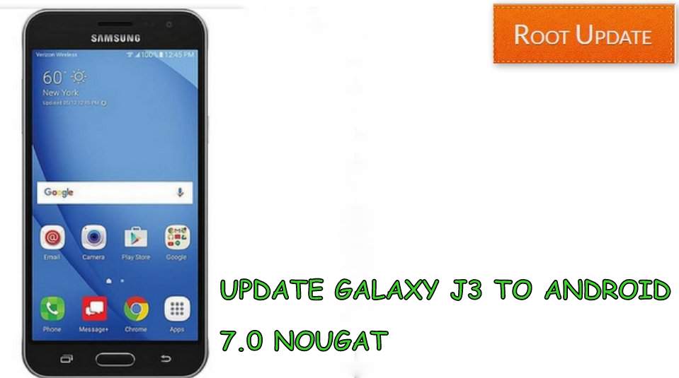 UPDATE GALAXY J3 TO ANDROID 7.0 NOUGAT