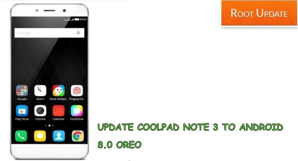 UPDATE COOLPAD NOTE 3 TO ANDROID 8.0 OREO