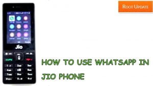 How to use whatsapp on Jio Phone