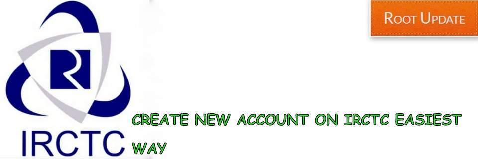 Create new irctc account