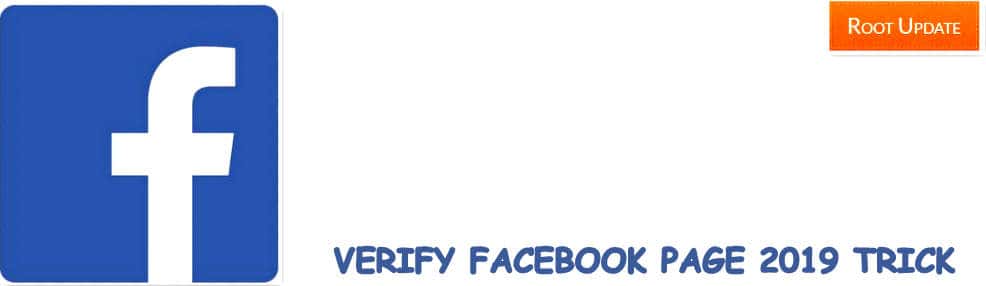 How to Verify facebook Page 2019