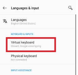 Remove Saved Words History From Android Phone