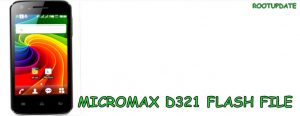 Micromax D321 Flash file