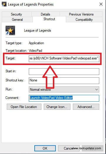 Check Properties of League of Legends