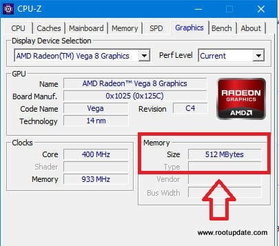 Checking Memory using CPU-Z