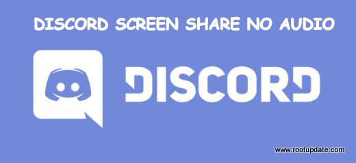 Discord Screen Share no Audio