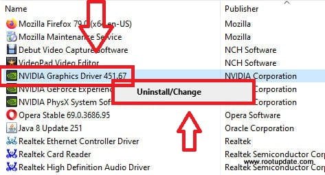 Uninstalling NVIDIA Graphics Drivers
