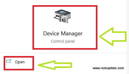 Opening Device Manager