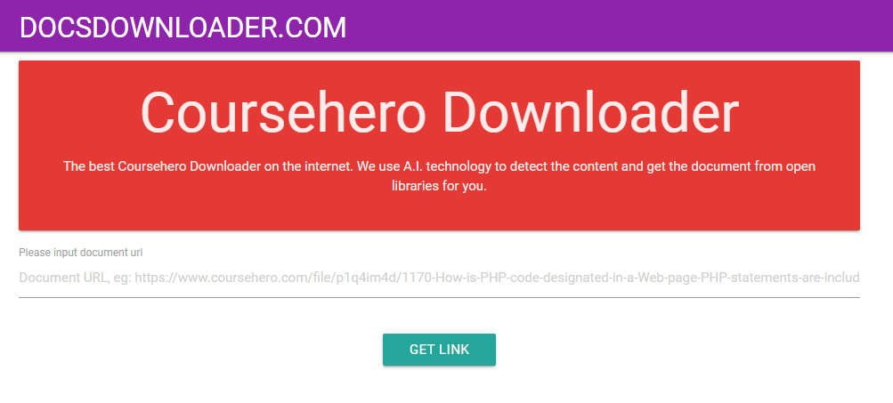 course hero downloader