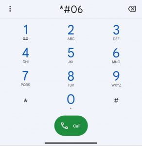 Find IMEI Number From Android phone