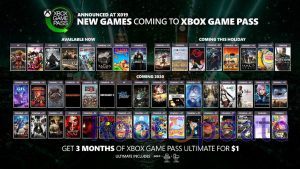 List of all Xbox Game Pass games available