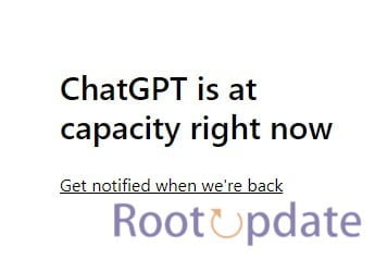 fix ChatGPT is at capacity right now error