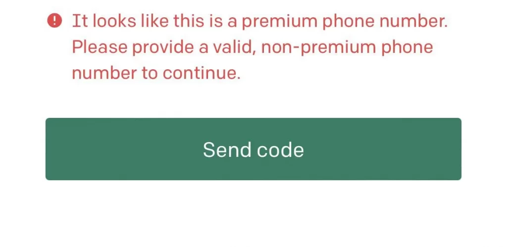 Chatgpt Can't Signup Because It Identifies Landline Number and Won't Send Code