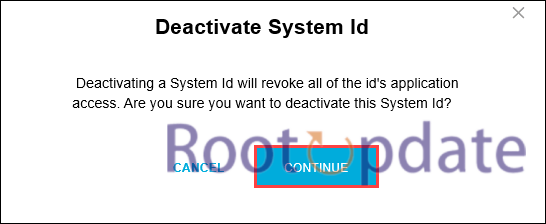 User-Requested Deactivation