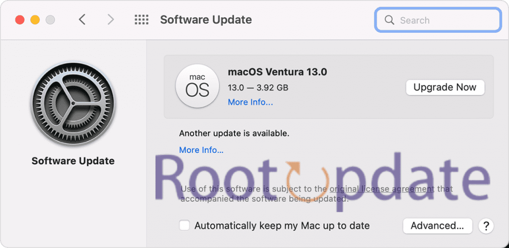 Check for macOS Update