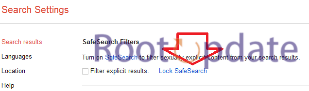 Enable Google SafeSearch Lock Permanently