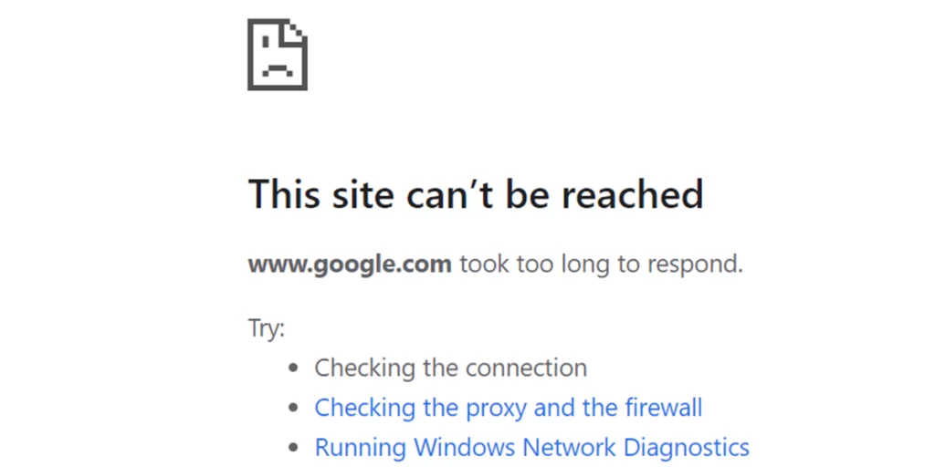 Fix Some Sites are Not Working in Chrome on Mac :This site can't be reached ERR_FAILED 