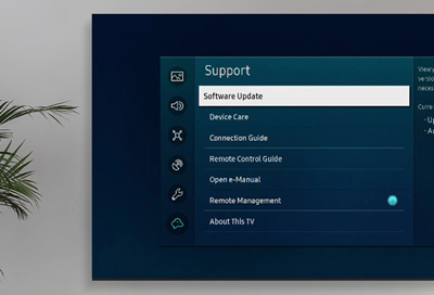 software update samsung tv