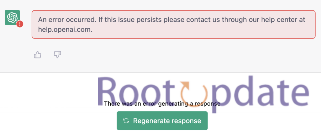 FIX ChatGPT Something went wrong. If this issue persists please contact us through our help center at help.openai.com.