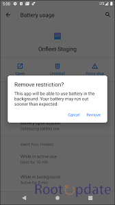 Remove Battery Restrictions