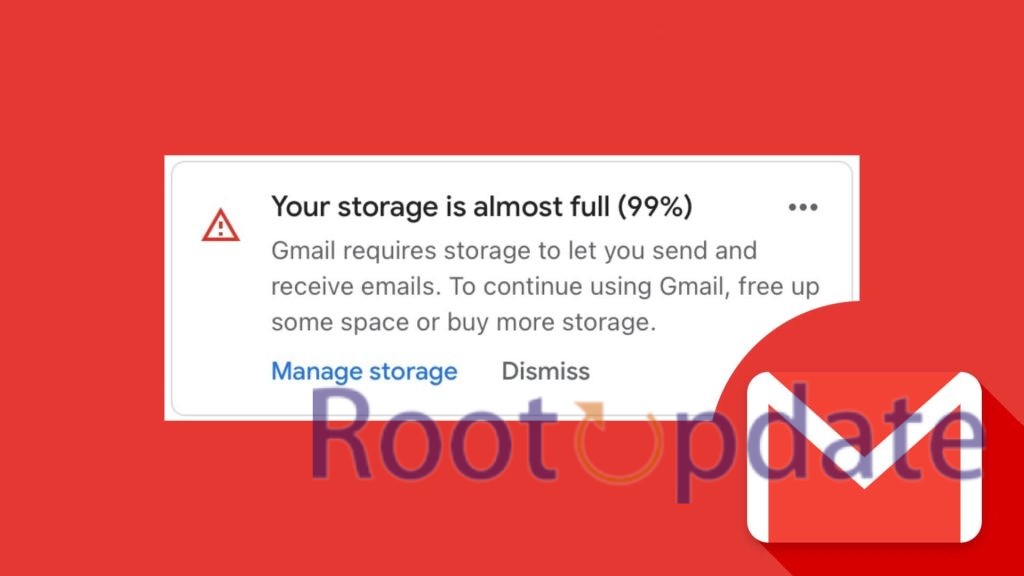 Why Do you Get Your Storage is Almost Full Error in Gmail
