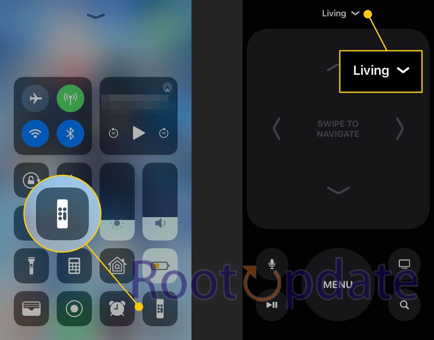 How to remove Apple TV control from iPhone Lock Screen