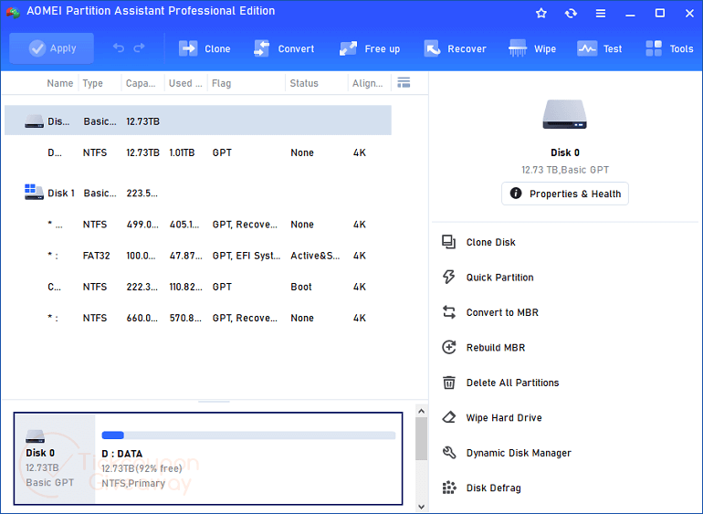 AOMEI Partition Assistant Pro 9 Free License Key